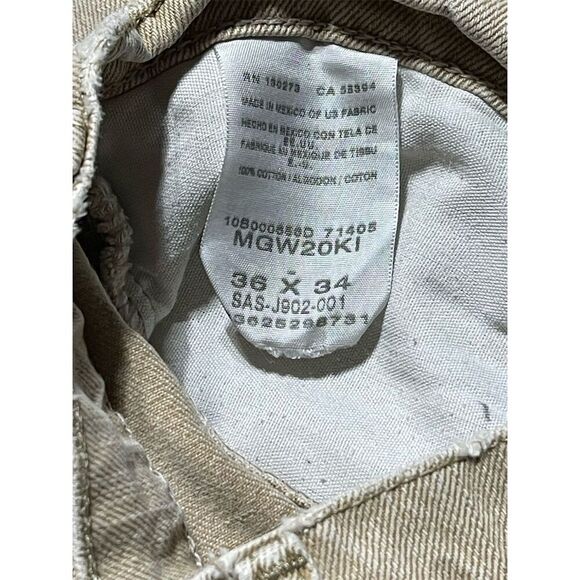 Wrangler Men's Regular Jeans Beige Size 36x34 Bundle of 2 - Picture 4 of 7